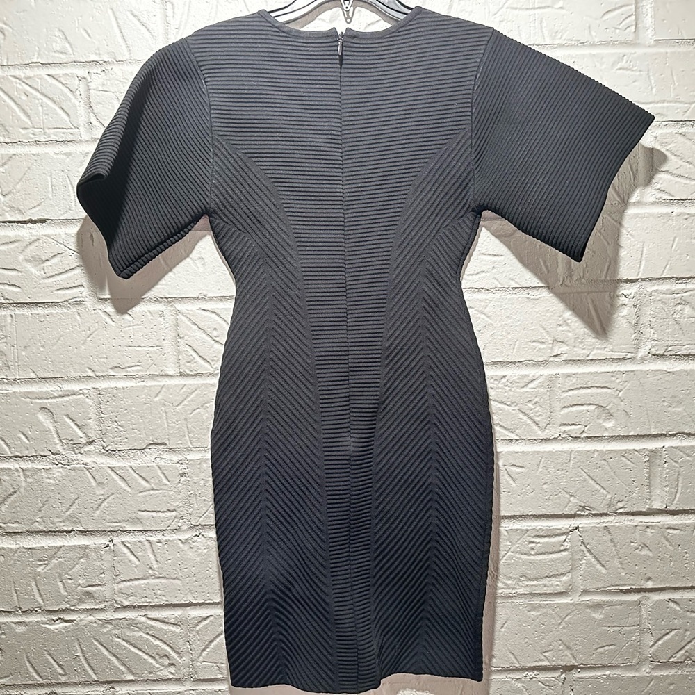 New HERVE LEGER Ribbed-knit Mini Dress Size XS - Picture 8 of 13